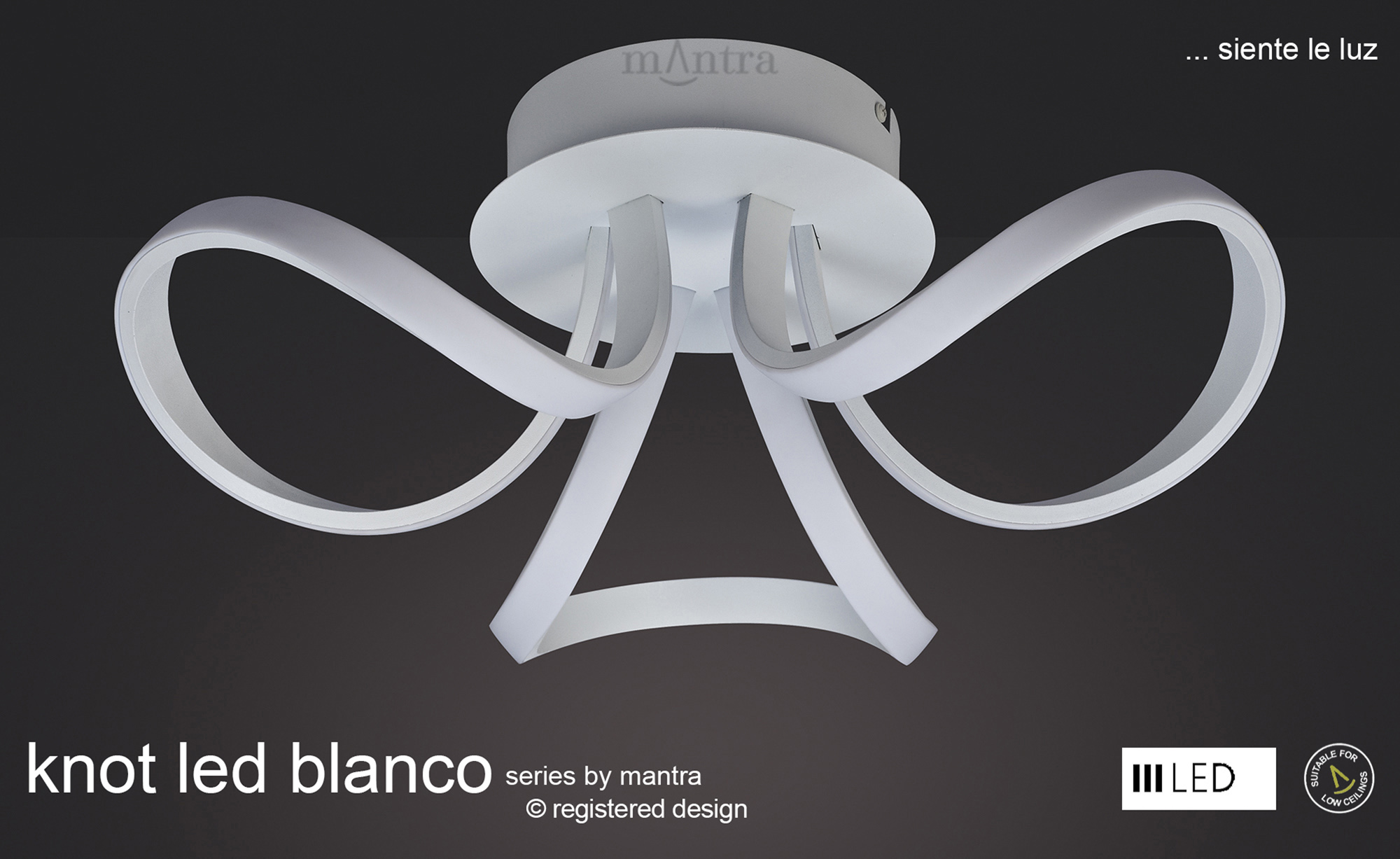 Knot Led Blanco Ceiling Lights Mantra Modern Ceiling Lights Knot Led Blanco Ceiling Lights Mantra Modern Ceiling Lights